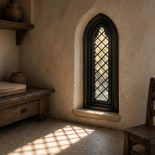 Gotisches bogenfenster - gotisches,